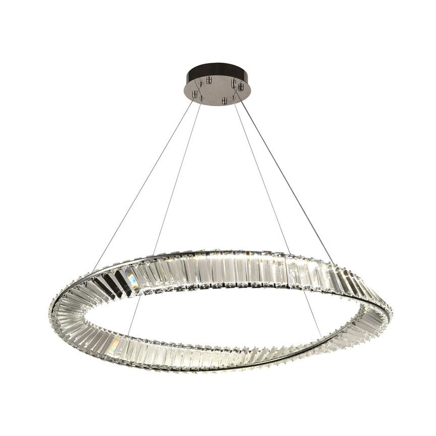 LED prigušiva kristalni luster na sajli LED/50W/230V 3000-6500K + daljinski upravljač