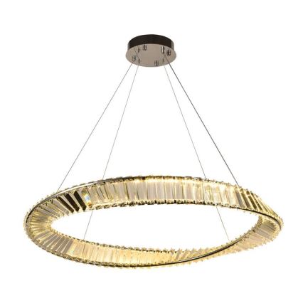 LED prigušiva kristalni luster na sajli LED/50W/230V 3000-6500K + daljinski upravljač