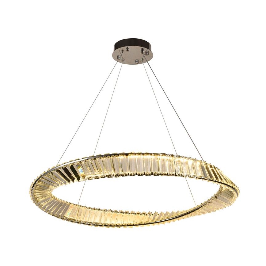 LED prigušiva kristalni luster na sajli LED/50W/230V 3000-6500K + daljinski upravljač
