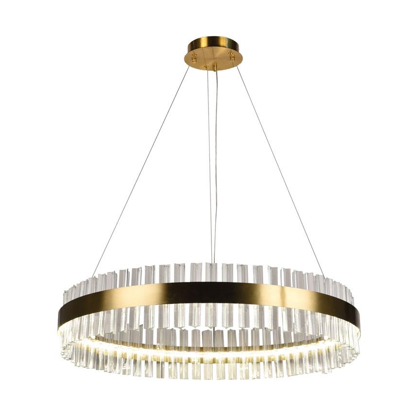 LED prigušiva kristalni luster na sajli LED/55W/230V 3000-6500K + daljinski upravljač