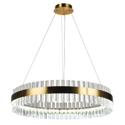 LED prigušiva kristalni luster na sajli LED/55W/230V 3000-6500K + daljinski upravljač