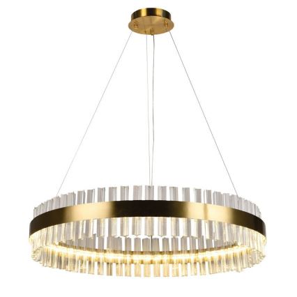 LED prigušiva kristalni luster na sajli LED/55W/230V 3000-6500K + daljinski upravljač