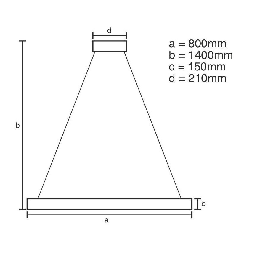 LED prigušiva kristalni luster na sajli LED/55W/230V 3000-6500K + daljinski upravljač