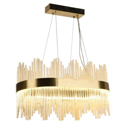 LED prigušiva kristalni luster na sajli LED/70W/230V 3000-6500K + daljinski upravljač