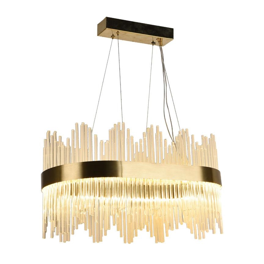 LED prigušiva kristalni luster na sajli LED/70W/230V 3000-6500K + daljinski upravljač