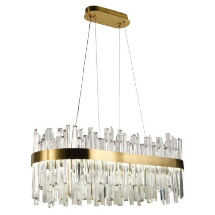 LED prigušiva kristalni luster na sajli LED/90W/230V 3000-6500K + daljinski upravljač