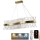 LED prigušiva kristalni luster na sajli LED/95W/230V 3000-6500K + daljinski upravljač