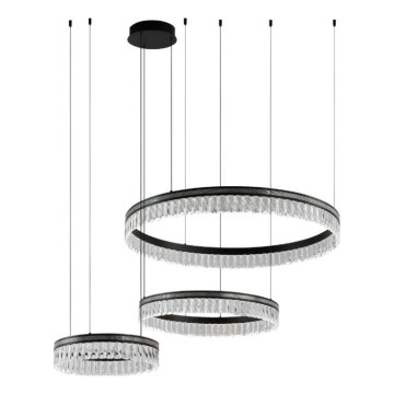 LED prigušiva kristalni luster na sajli THALIA LED/120W/230V 3000-6000K + daljinski upravljač