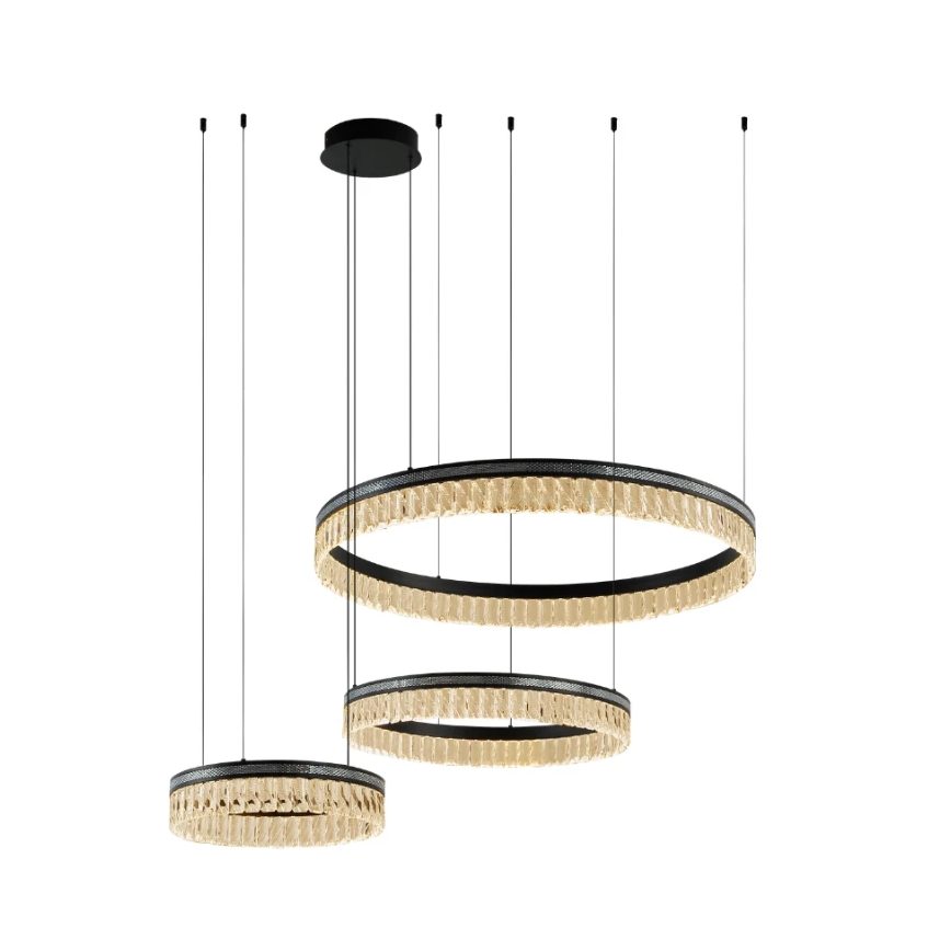 LED prigušiva kristalni luster na sajli THALIA LED/120W/230V 3000-6000K + daljinski upravljač