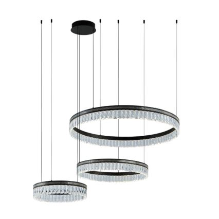 LED prigušiva kristalni luster na sajli THALIA LED/120W/230V 3000-6000K + daljinski upravljač