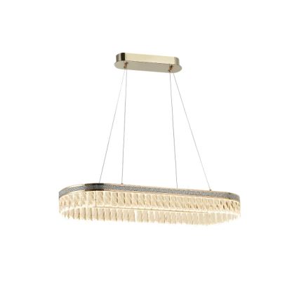 LED prigušiva kristalni luster na sajli THALIA LED/50W/230V 3000-6000K + daljinski upravljač