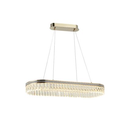 LED prigušiva kristalni luster na sajli THALIA LED/50W/230V 3000-6000K + daljinski upravljač