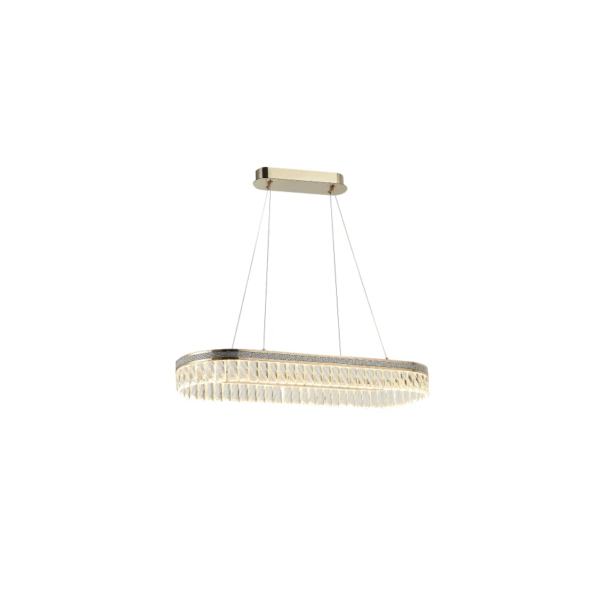 LED prigušiva kristalni luster na sajli THALIA LED/50W/230V 3000-6000K + daljinski upravljač