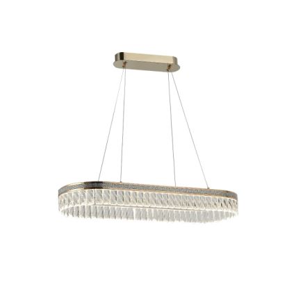 LED prigušiva kristalni luster na sajli THALIA LED/50W/230V 3000-6000K + daljinski upravljač