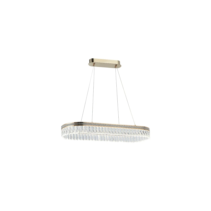 LED prigušiva kristalni luster na sajli THALIA LED/50W/230V 3000-6000K + daljinski upravljač