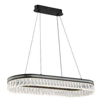 LED prigušiva kristalni luster na sajli THALIA LED/50W/230V 3000-6000K + daljinski upravljač