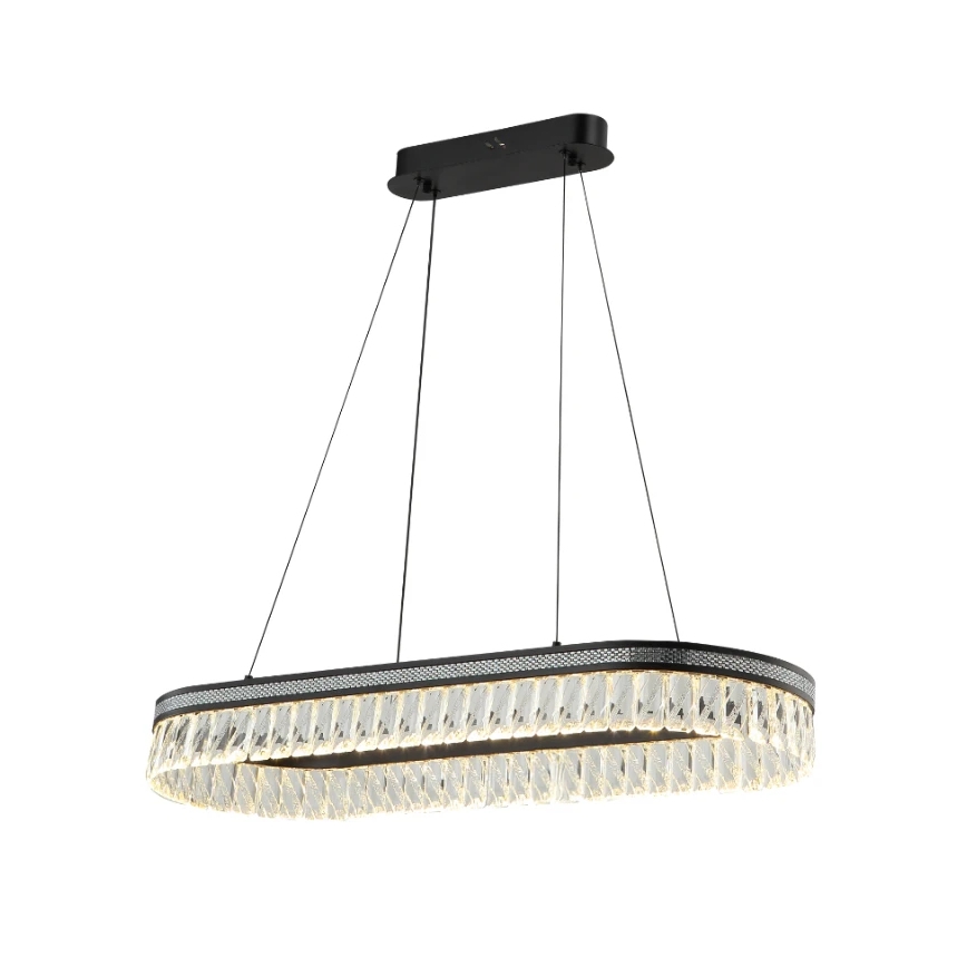 LED prigušiva kristalni luster na sajli THALIA LED/50W/230V 3000-6000K + daljinski upravljač