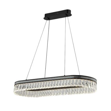 LED prigušiva kristalni luster na sajli THALIA LED/50W/230V 3000-6000K + daljinski upravljač