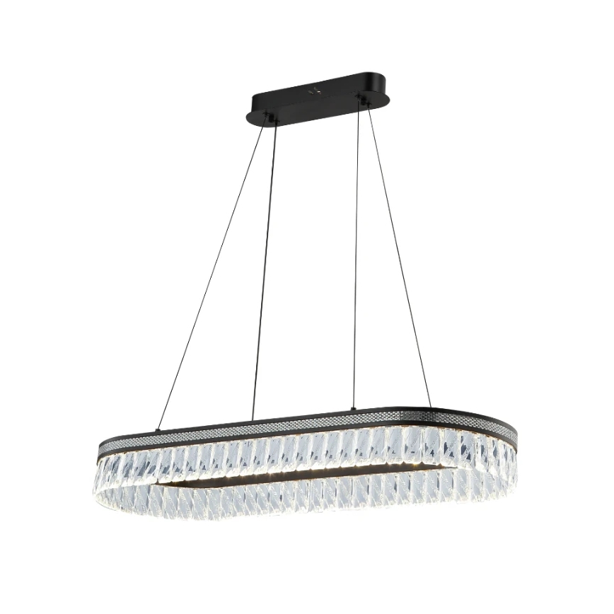 LED prigušiva kristalni luster na sajli THALIA LED/50W/230V 3000-6000K + daljinski upravljač