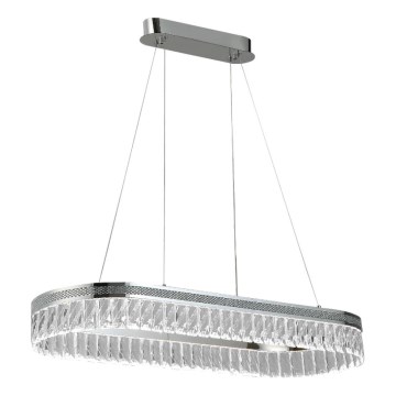 LED prigušiva kristalni luster na sajli THALIA LED/50W/230V 3000-6000K + daljinski upravljač