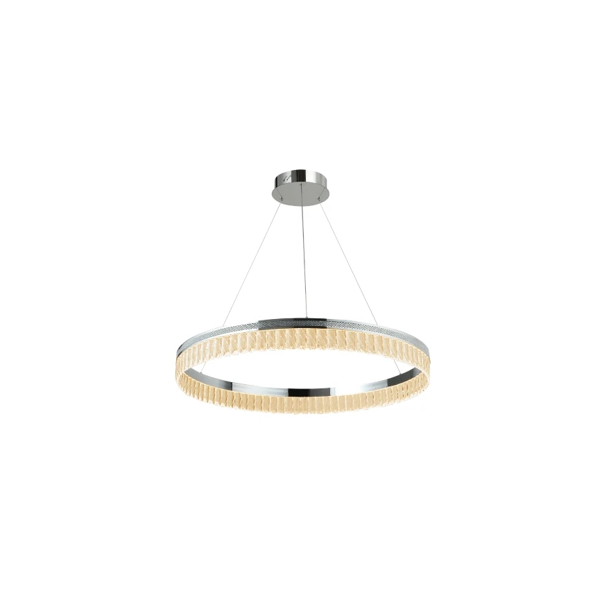 LED prigušiva kristalni luster na sajli THALIA LED/55W/230V 3000-6000K prečnik 80 cm + daljinski upravljač