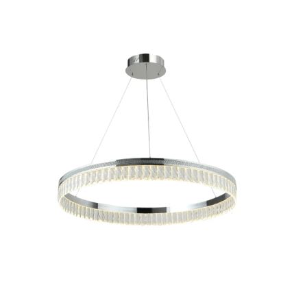 LED prigušiva kristalni luster na sajli THALIA LED/55W/230V 3000-6000K prečnik 80 cm + daljinski upravljač