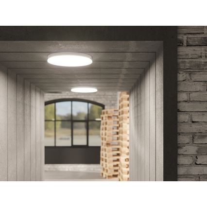 LED prigušiva plafonska lampa za kupatilo LED/30W/230V 3000/4000/5000K prečnik 38 cm IP54