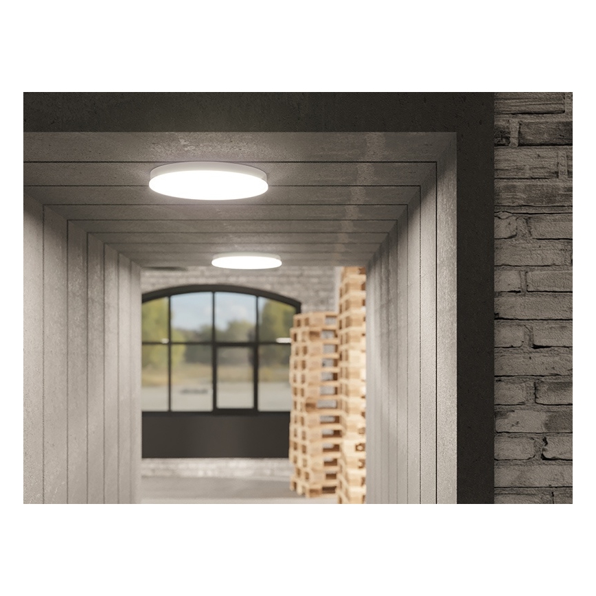 LED prigušiva plafonska lampa za kupatilo LED/30W/230V 3000/4000/5000K prečnik 38 cm IP54