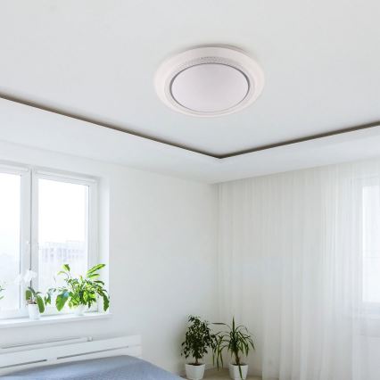 LED prigušiva plafonska lampa za kupatilo ADELA LED/72W/230V, prečnik 48 cm, 3000-6000K, IP44 + daljinski upravljač