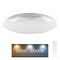 LED prigušiva kupatilsko svetlo GALAXY LED/72W/230V prečnik 49 cm 3000-6000K IP44 + daljinski upravljač