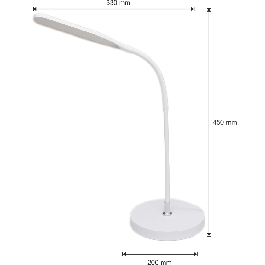 LED prigušiva lampa 3 u 1 LED/10W/230V 3000/4000/6000K CRI 90 bela