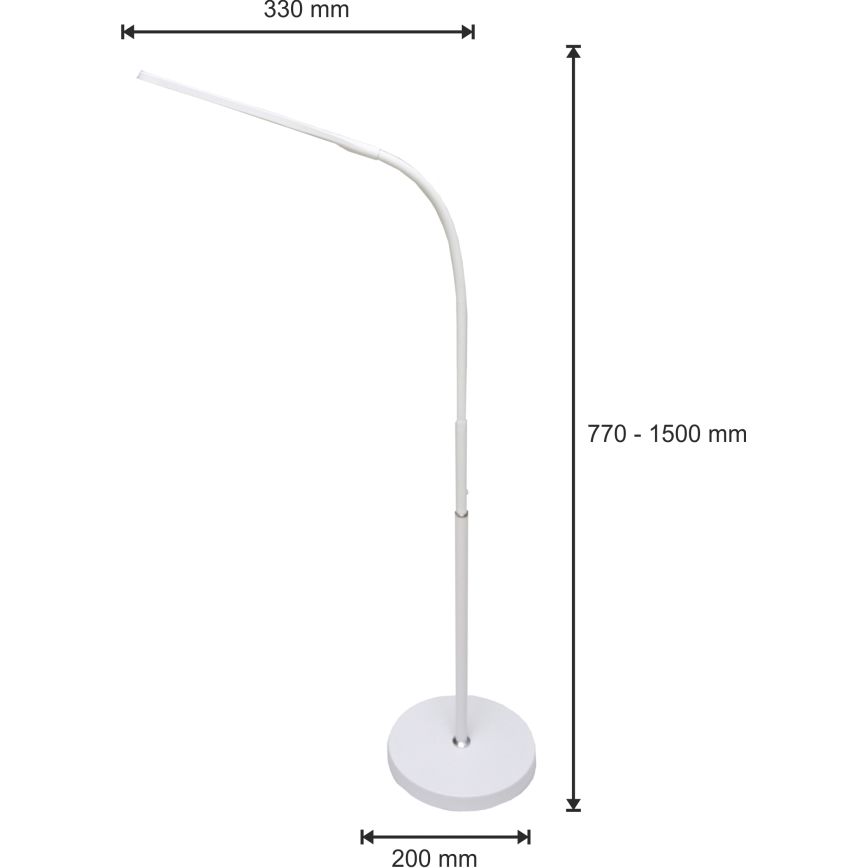LED prigušiva lampa 3 u 1 LED/10W/230V 3000/4000/6000K CRI 90 bela