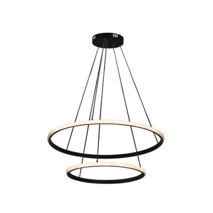 LED prigušiva luster na sajli LED/55W/230V 3000-6500K pr. 60 cm + daljinski upravljač