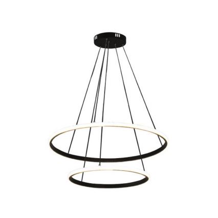 LED prigušiva luster na sajli LED/55W/230V 3000-6500K pr. 60 cm + daljinski upravljač
