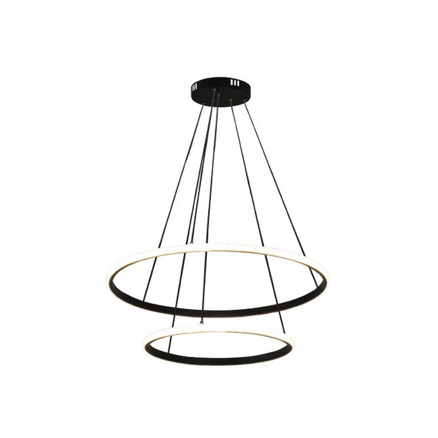 LED prigušiva luster na sajli LED/55W/230V 3000-6500K pr. 60 cm + daljinski upravljač