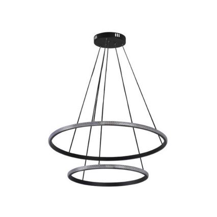 LED prigušiva luster na sajli LED/55W/230V 3000-6500K pr. 60 cm + daljinski upravljač