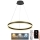 LED prigušiva lampa na sajli LED/85W/230V 3000-6500K prečnik 60 cm + daljinski upravljač