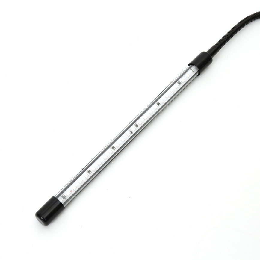 LED prigušiva lampa sa stezaljkom za osvetljenje biljaka LED/3W/230V crna