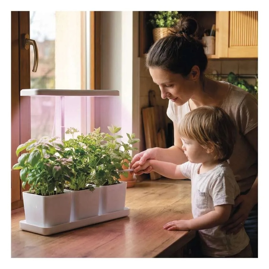 LED prigušiva lampa za unutrašnji uzgoj biljaka GROW LED/7W/5V