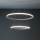 LED prigušiva luster na sajli, 55 W, 230 V, 3000–6500 K, Ø 60 cm + daljinski upravljač