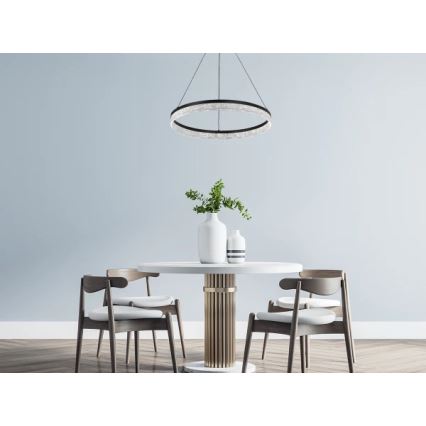 LED prigušiva luster na sajli ALIANZ LED/45W/230V 3000-6000K prečnik 60 cm + daljinski upravljač