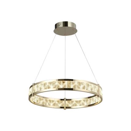 LED prigušiva kristalni luster na sajli ENRIQUE LED/40W//230V 3000-6000K prečnika 60 cm + daljinski upravljač
