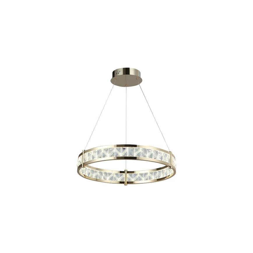 LED prigušiva kristalni luster na sajli ENRIQUE LED/40W//230V 3000-6000K prečnika 60 cm + daljinski upravljač