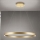 LED prigušiva luster na sajli KOLK LED/80W/230V 2700/3000/4000K prečnik 80 cm zlatna