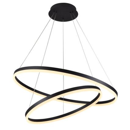 LED prigušiva luster na sajli LED/100W/230V 3000-6500K prečnik 80 cm + daljinski upravljač