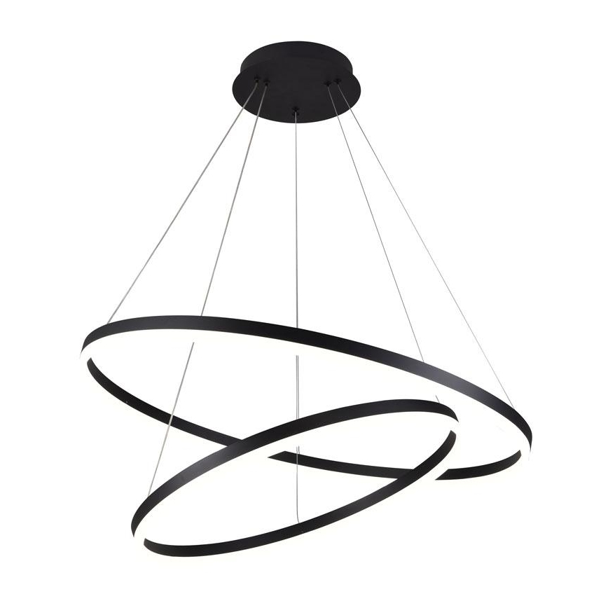 LED prigušiva luster na sajli LED/100W/230V 3000-6500K prečnik 80 cm + daljinski upravljač