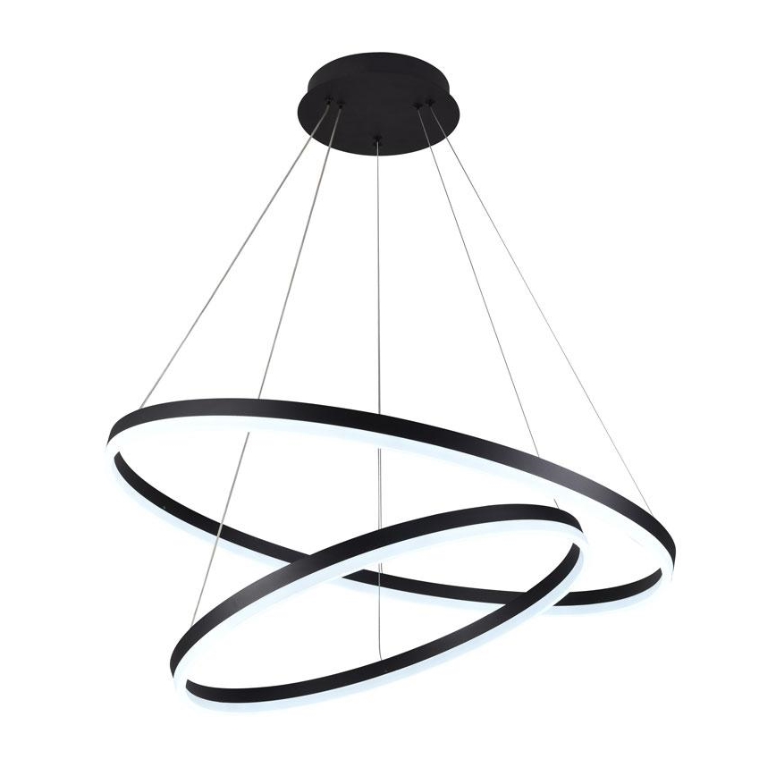 LED prigušiva luster na sajli LED/100W/230V 3000-6500K prečnik 80 cm + daljinski upravljač