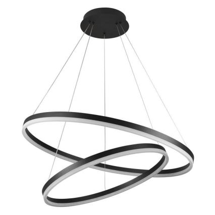 LED prigušiva luster na sajli LED/100W/230V 3000-6500K prečnik 80 cm + daljinski upravljač