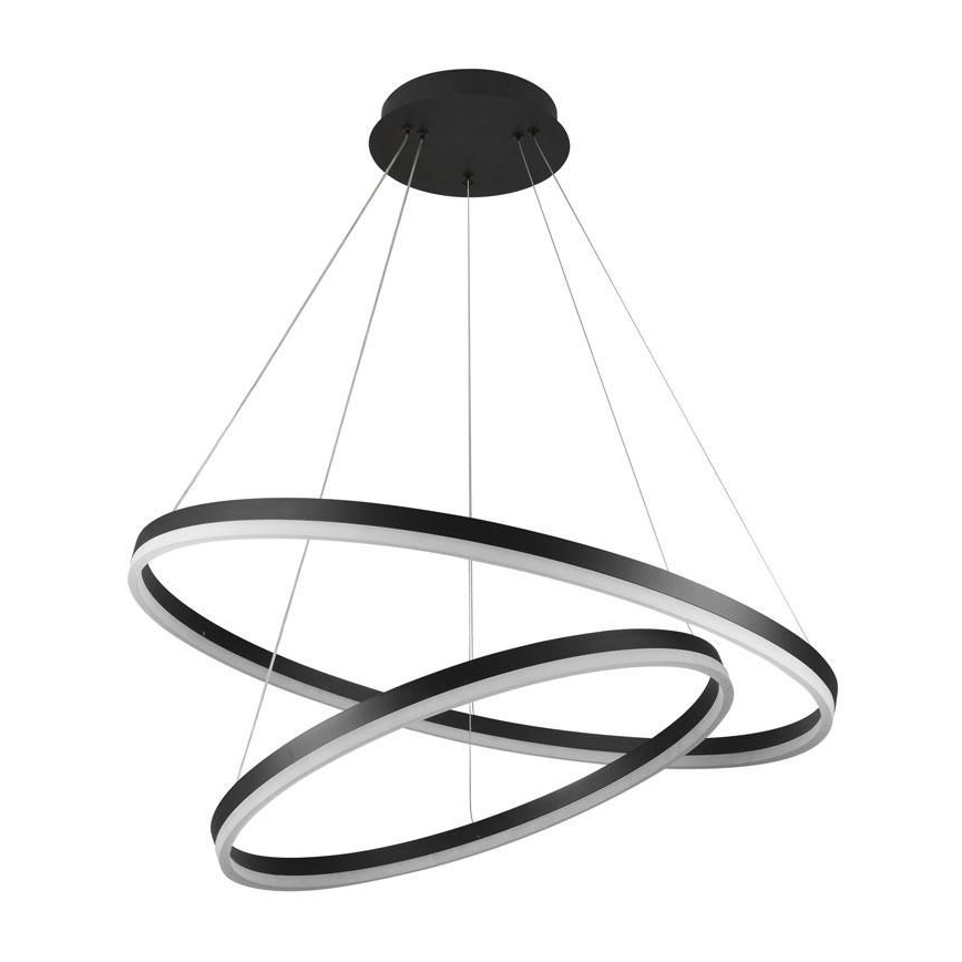 LED prigušiva luster na sajli LED/100W/230V 3000-6500K prečnik 80 cm + daljinski upravljač