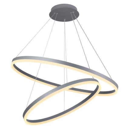 LED prigušiva luster na sajli LED/100W/230V 3000-6500K prečnik 80 cm + daljinski upravljač
